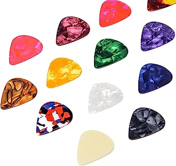 6 Guitar Picks Mixed